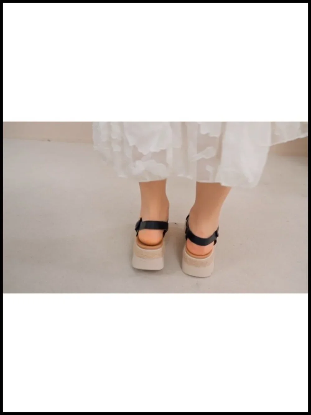 Womens Wedge Platform Sandals with Orthopedic Arch Support Adjustable Ankle